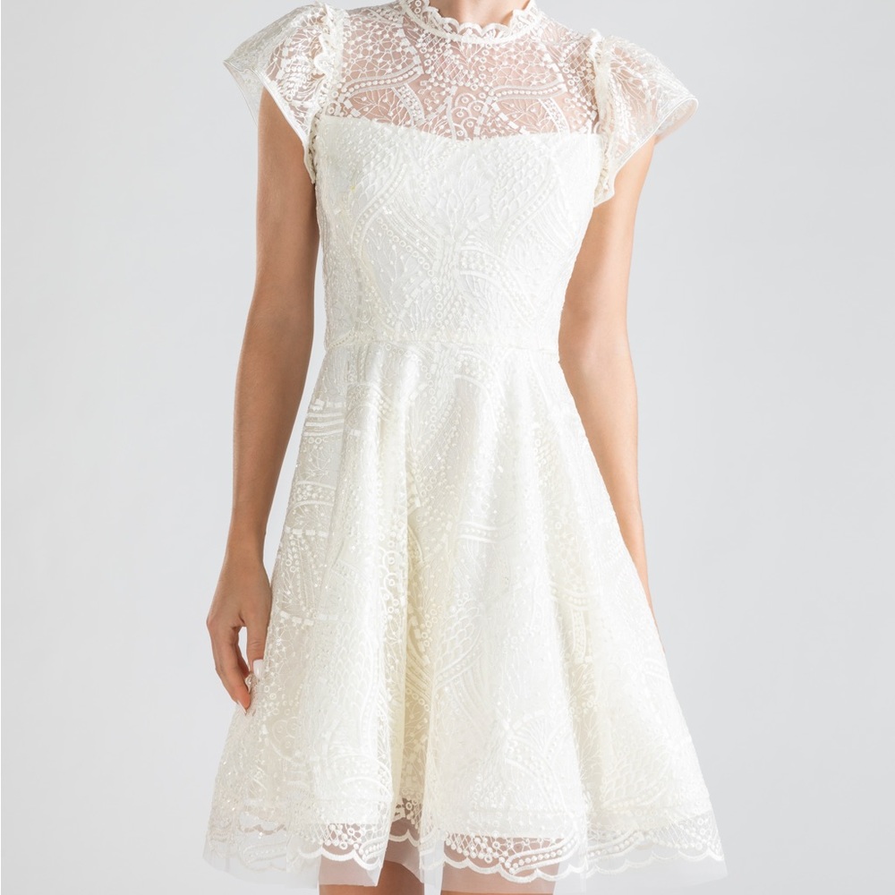 Sz 12 Designer Shoshanna Everlie dress NWT